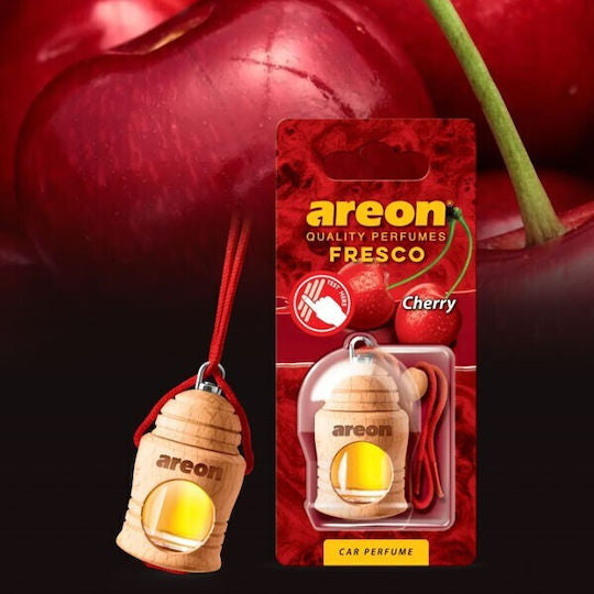 Areon Κρεμαστό Αρωματικό Υγρό Αυτοκινήτου Fresco Cherry 4ml Χωρίς Χρώμα - Angel shopping