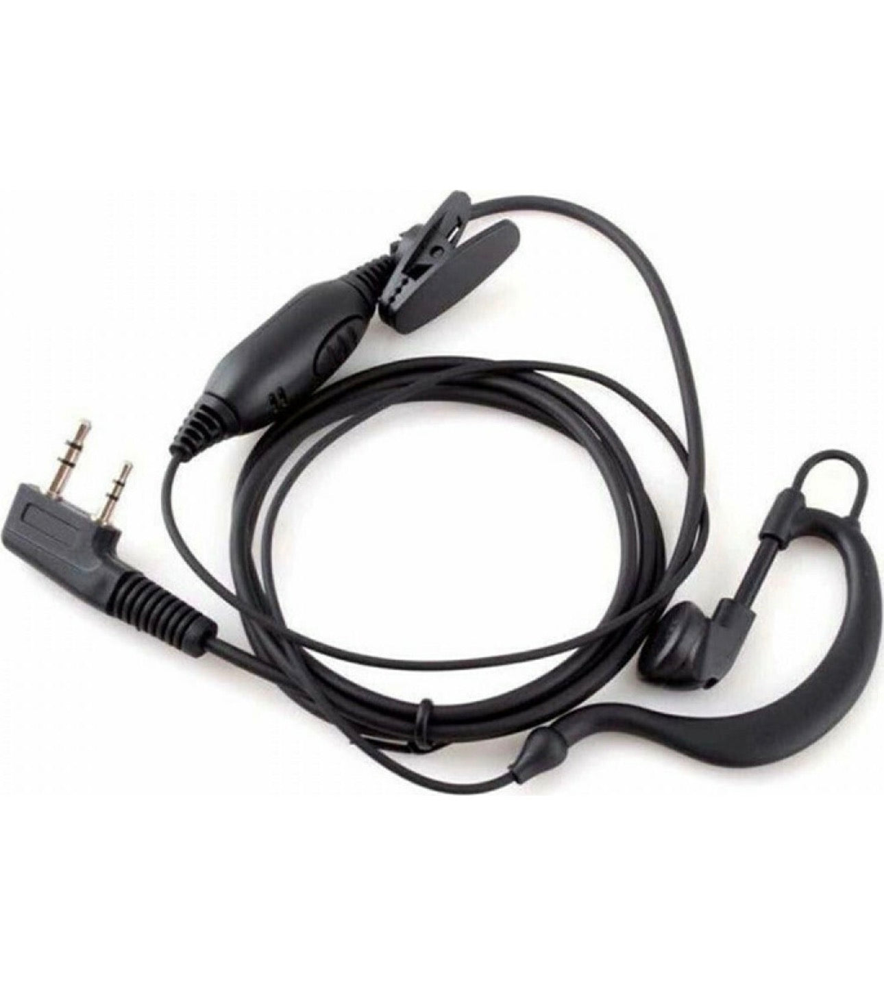Baofeng Double Pin Ακουστικό Ασύρματου Πομποδέκτη UHF/VHF Συμβατό με UV-5R/UV 82/GT-3/UV-B5/UV B6/UV-5RE/BF-888s