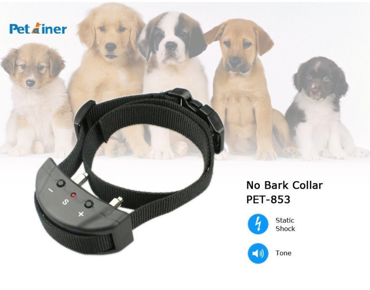 PetTrainer PET853 Ηλεκτρικό Κολάρο Εκπαίδευσης κατά του Γαβγίσματος OEM