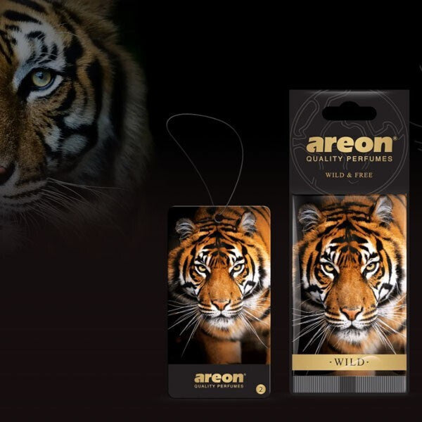 Areon Αρωματική Καρτέλα Κρεμαστή Αυτοκινήτου Wild Wild & Free AW03