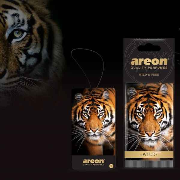 Areon Αρωματική Καρτέλα Κρεμαστή Αυτοκινήτου Wild Wild & Free AW03 Χωρίς Χρώμα