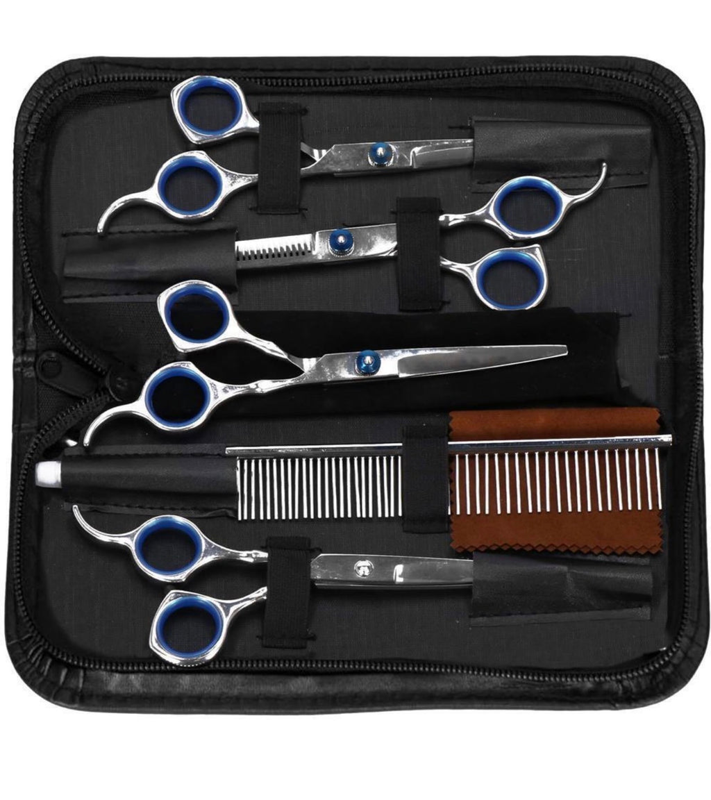 Pet Care Set 4 Grooming Scissors Accessories