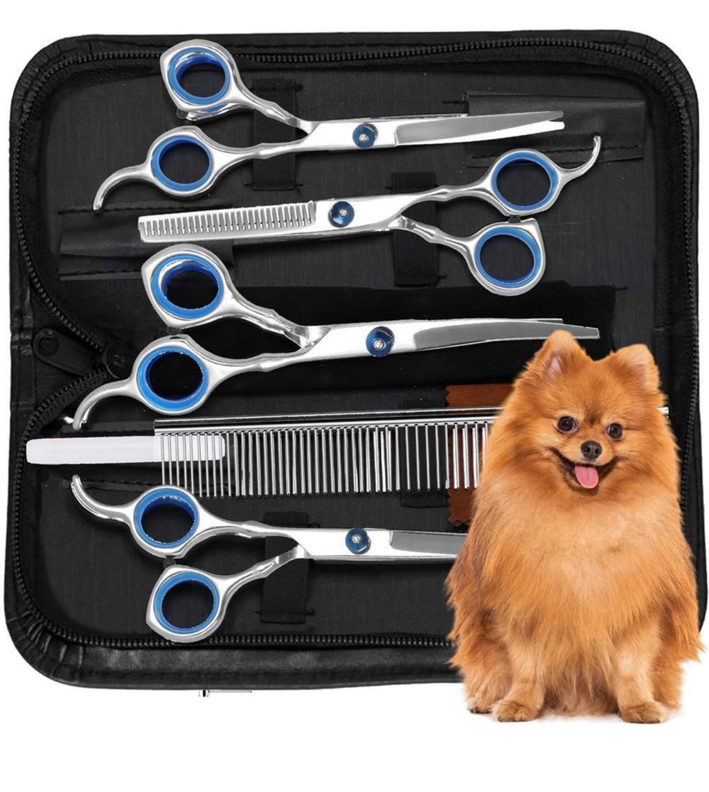 Pet Care Set 4 Grooming Scissors Accessories