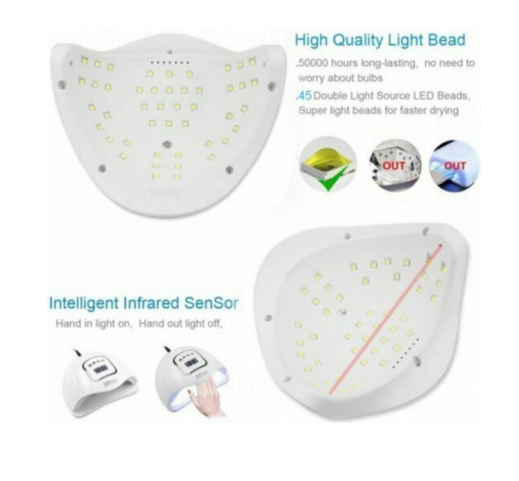 Sun Sun X5 Max Φουρνάκι Νυχιών UV / LED 80W Λευκό
