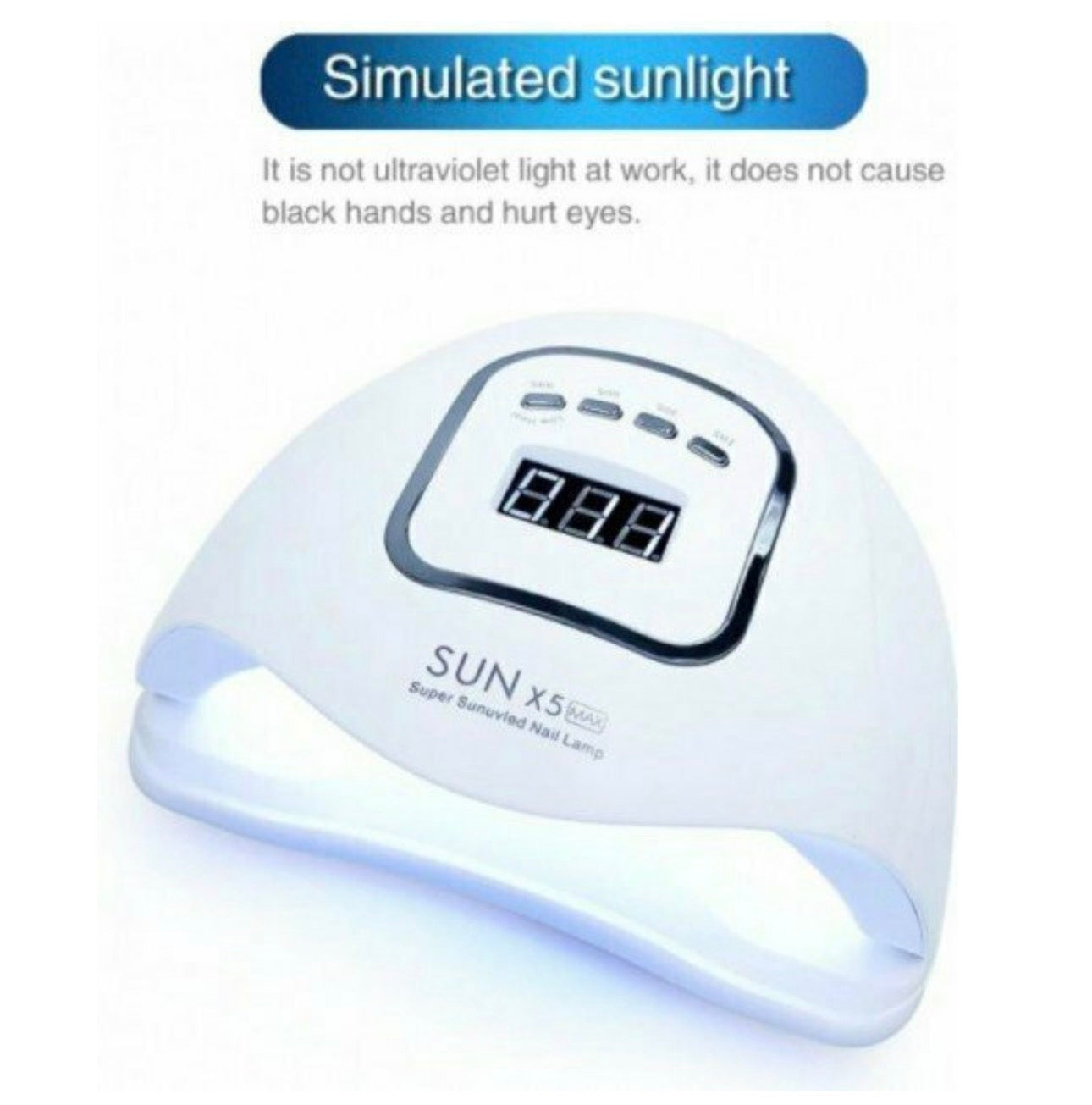 Sun Sun X5 Max Φουρνάκι Νυχιών UV / LED 80W Λευκό