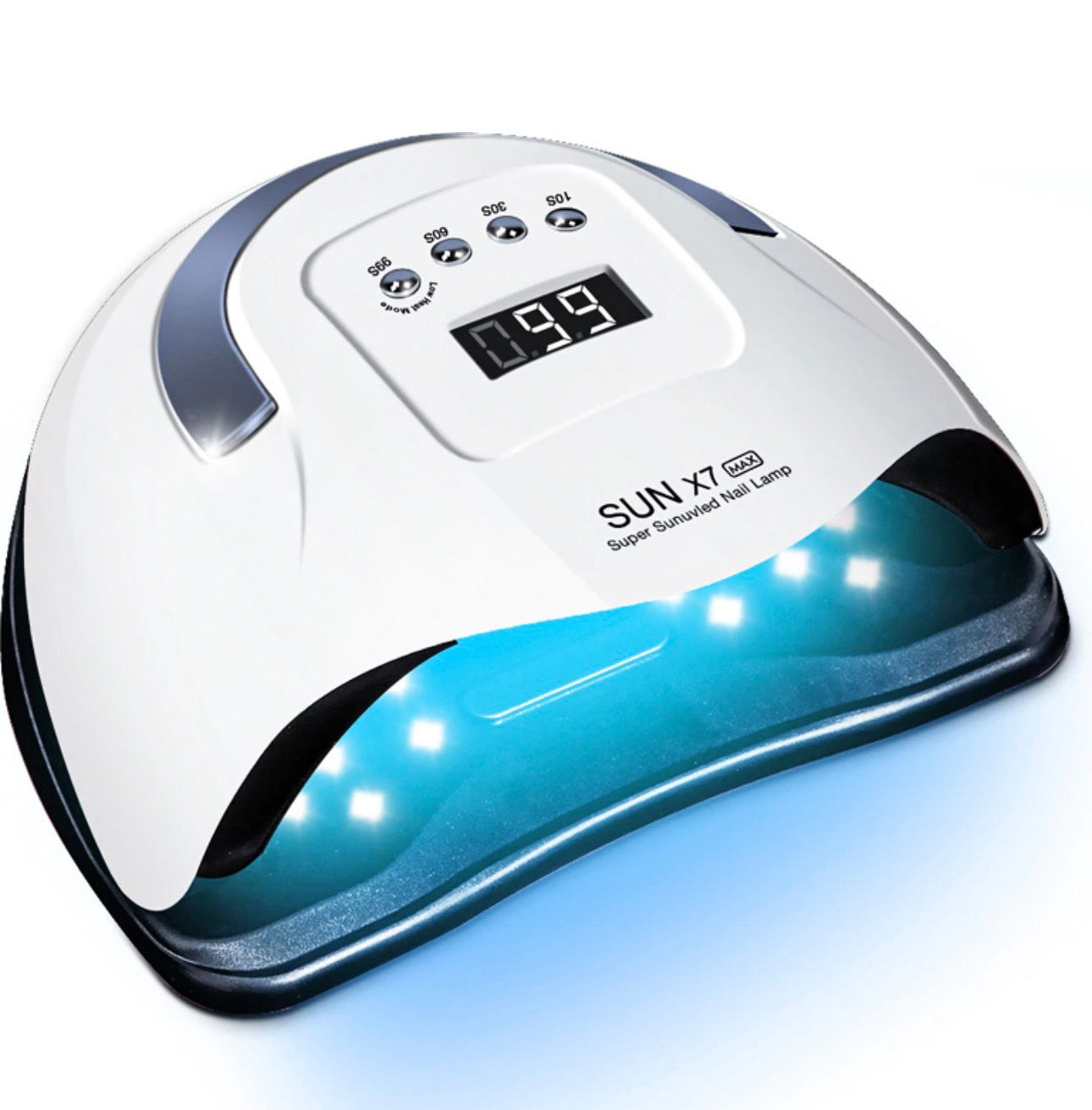 Sun Χ7 Max Φουρνάκι Νυχιών UV / LED 150W Λευκό