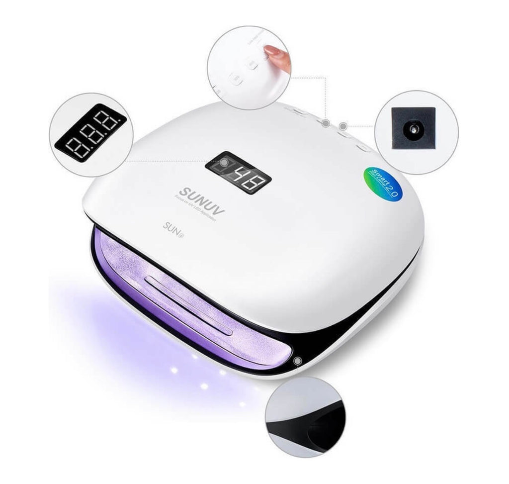 SUN ONE UV 4s Smart 2.0 Φουρνάκι Νυχιών UV / LED 48W Λευκό