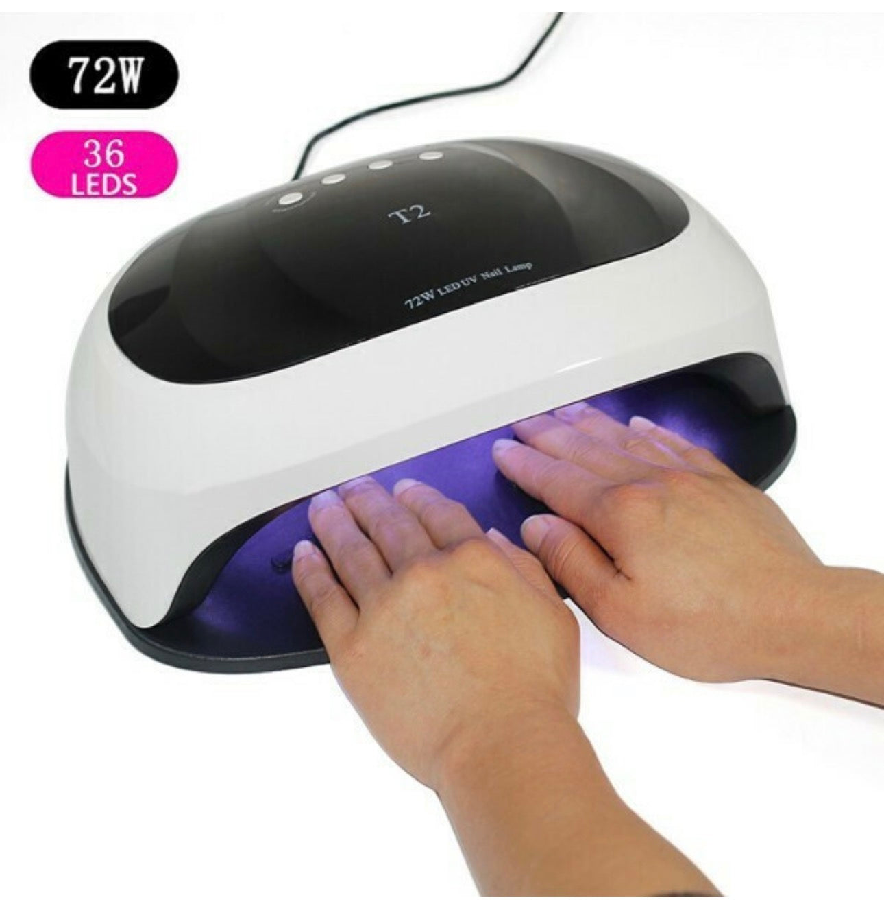 Factory T2 Φουρνάκι Νυχιών UV / LED 72W Λευκό