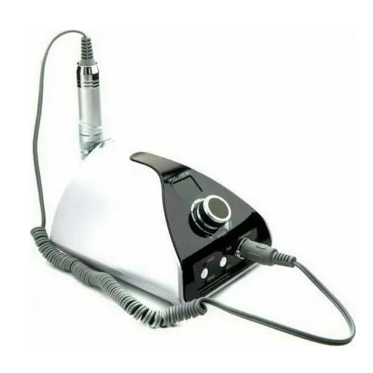 Zs-711 Τροχός Νυχιών Ρεύματος 65W Λευκός 35000 Στροφών με Πεντάλ Λευκό