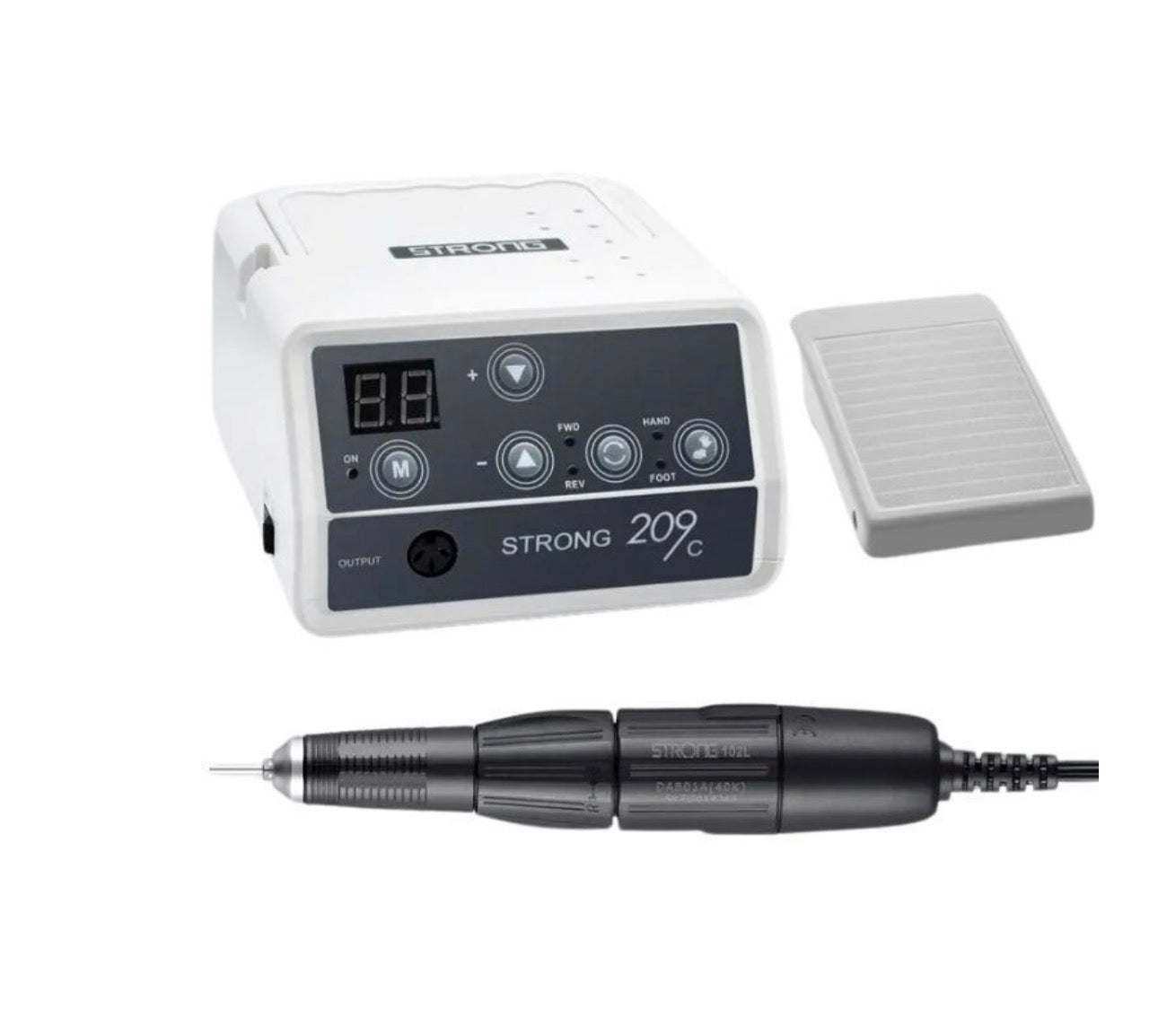 Saeshin Strong 209k Τροχός Νυχιών Ρεύματος 35000rpm 65w Πεντάλ