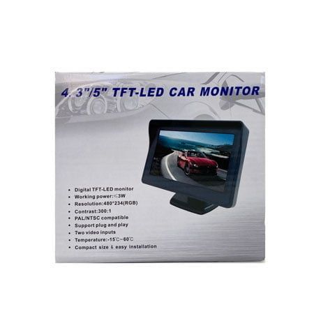 Αναδιπλούμενη οθόνη αυτοκινήτου TFT-LCD Monitor 4.3" - Angel shopping