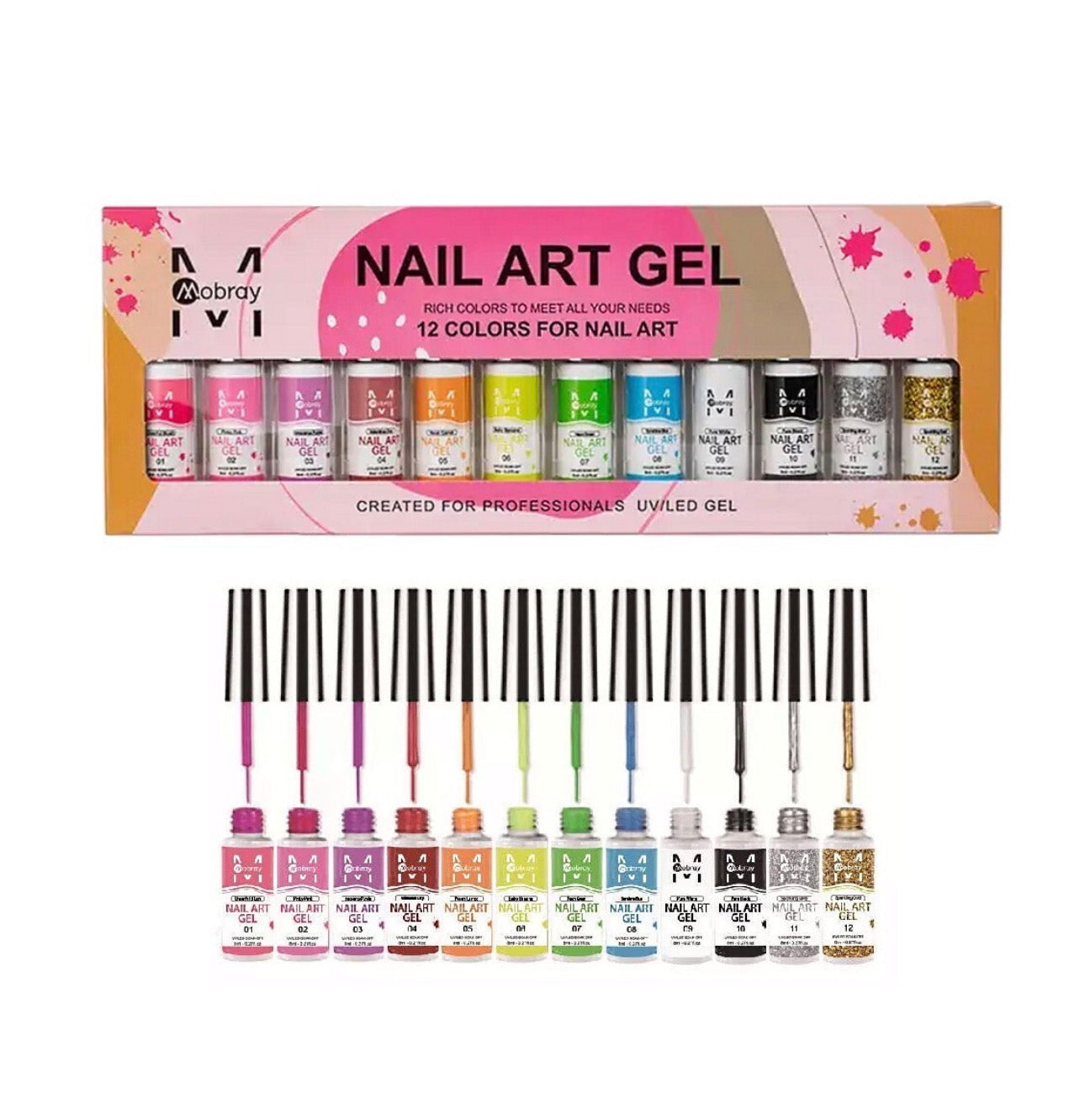 Ημιμόνιμο Βερνίκι Νυχιών 12 Nail Art