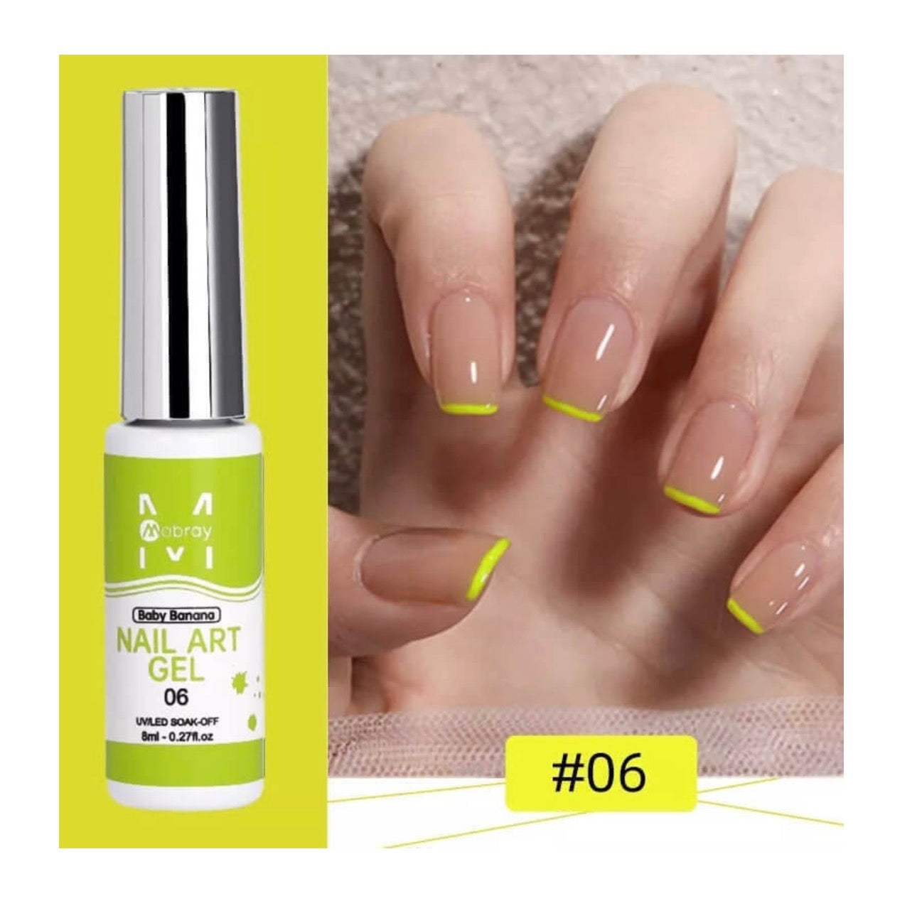 Nail Art Gel Νυχιών Πολύχρωμο