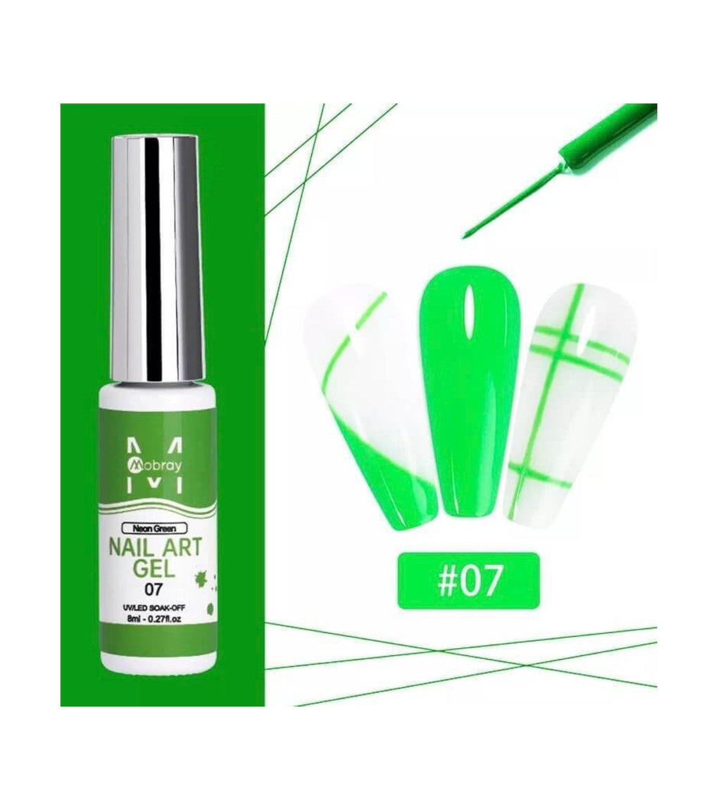 Nail Art Gel Νυχιών Πολύχρωμο