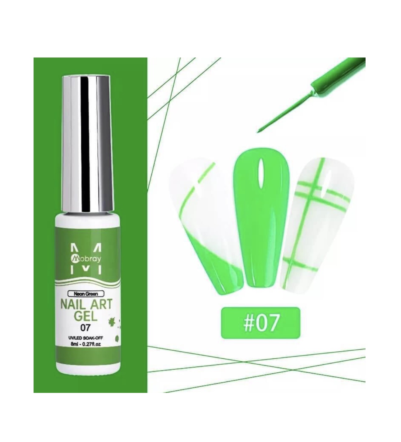Nail Art Gel Νυχιών Πολύχρωμο