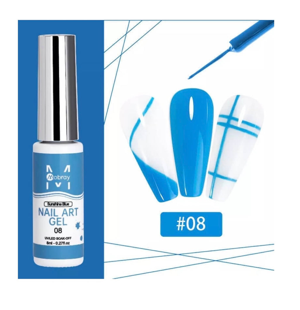 Nail Art Gel Νυχιών Πολύχρωμο