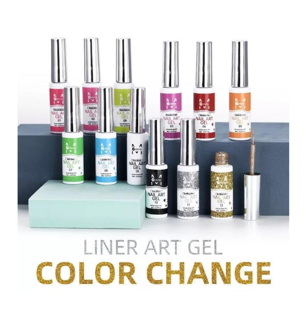 Nail Art Gel Νυχιών Πολύχρωμο