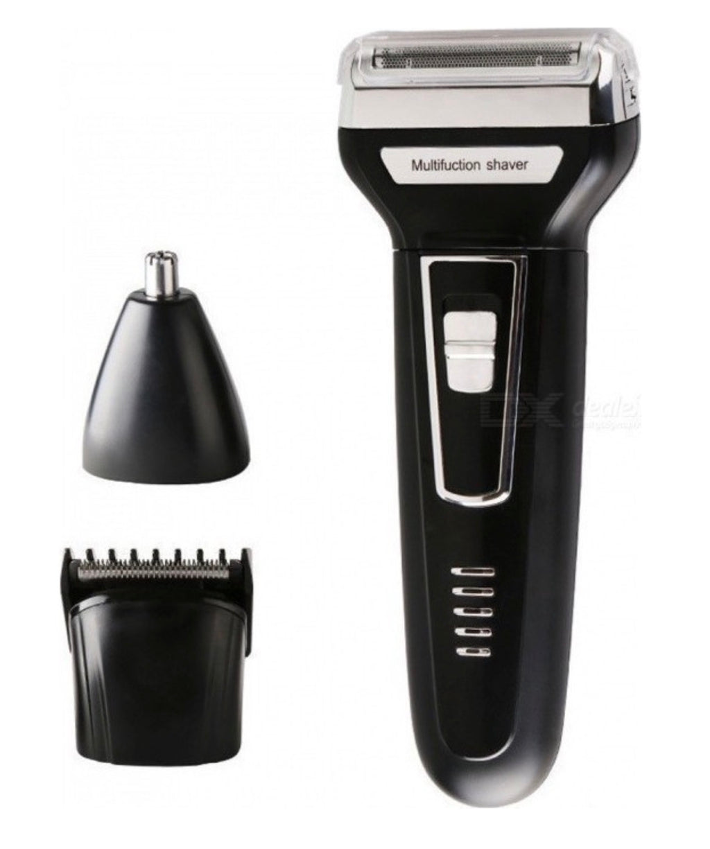 Kemei KM-6558 Ξυριστική Μηχανή Προσώπου Απλές Μπαταρίες / Επαναφορτιζόμενη
