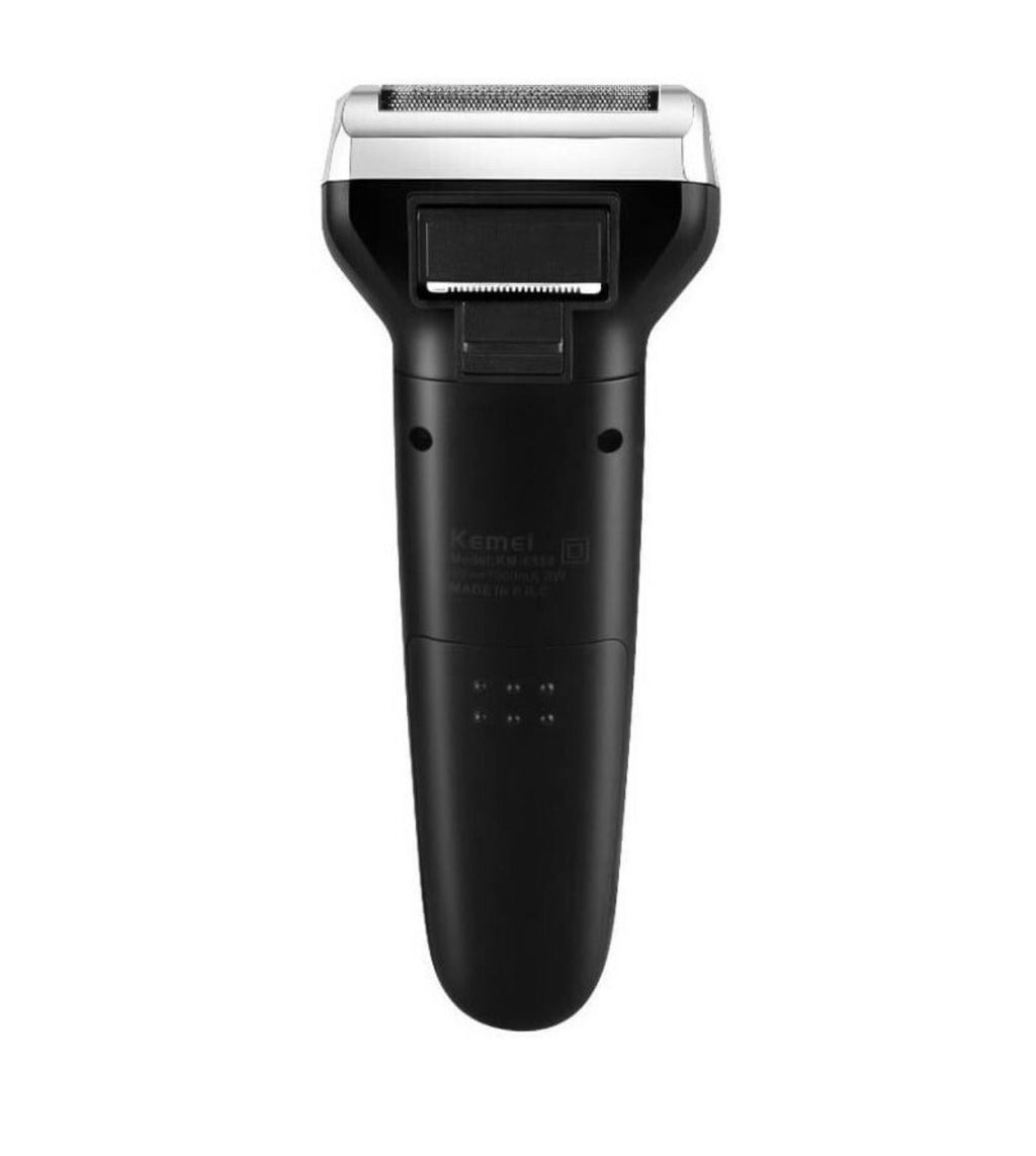 Kemei KM-6558 Ξυριστική Μηχανή Προσώπου Απλές Μπαταρίες / Επαναφορτιζόμενη