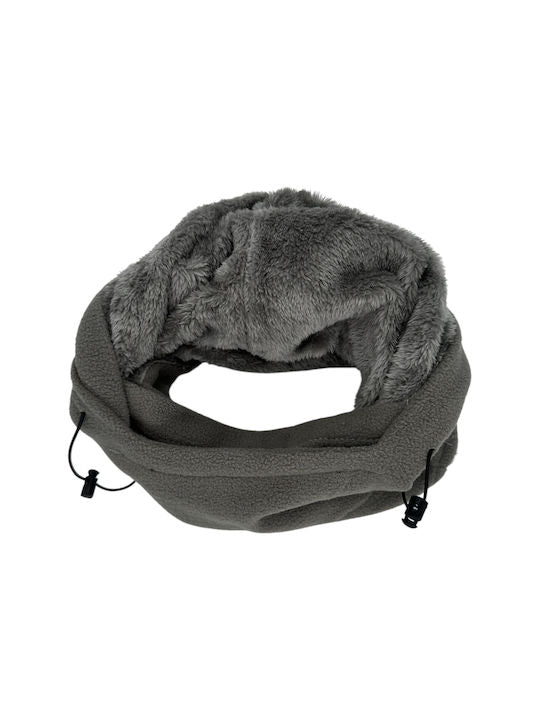 Angel Shopping Ζεστή Κουκούλα Fleece 6 Σε 1 Γκρί