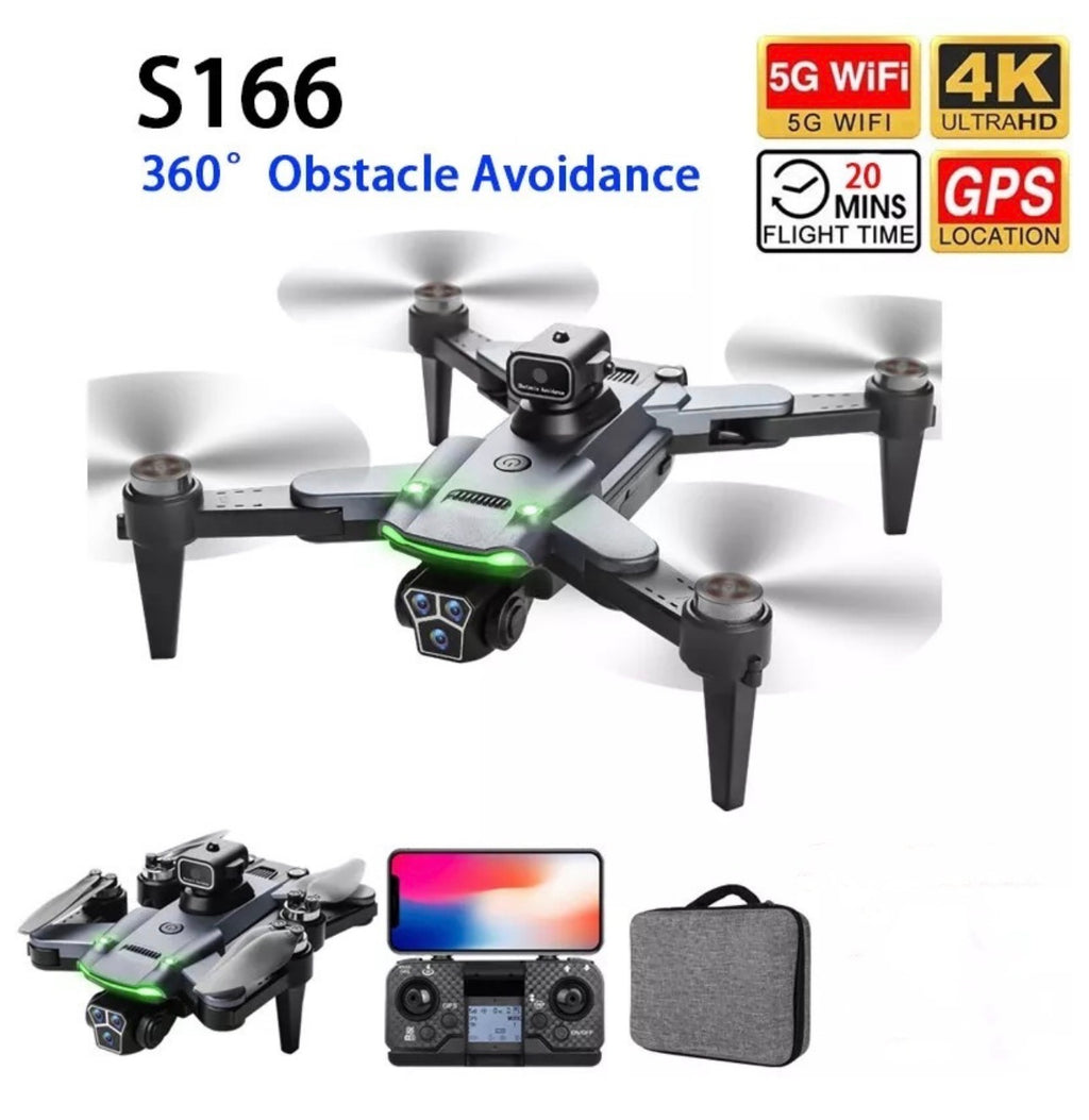 Drone S166 5G με GPS & Κάμερα 4K, Βίντεο 1080p Μαύρο Drones