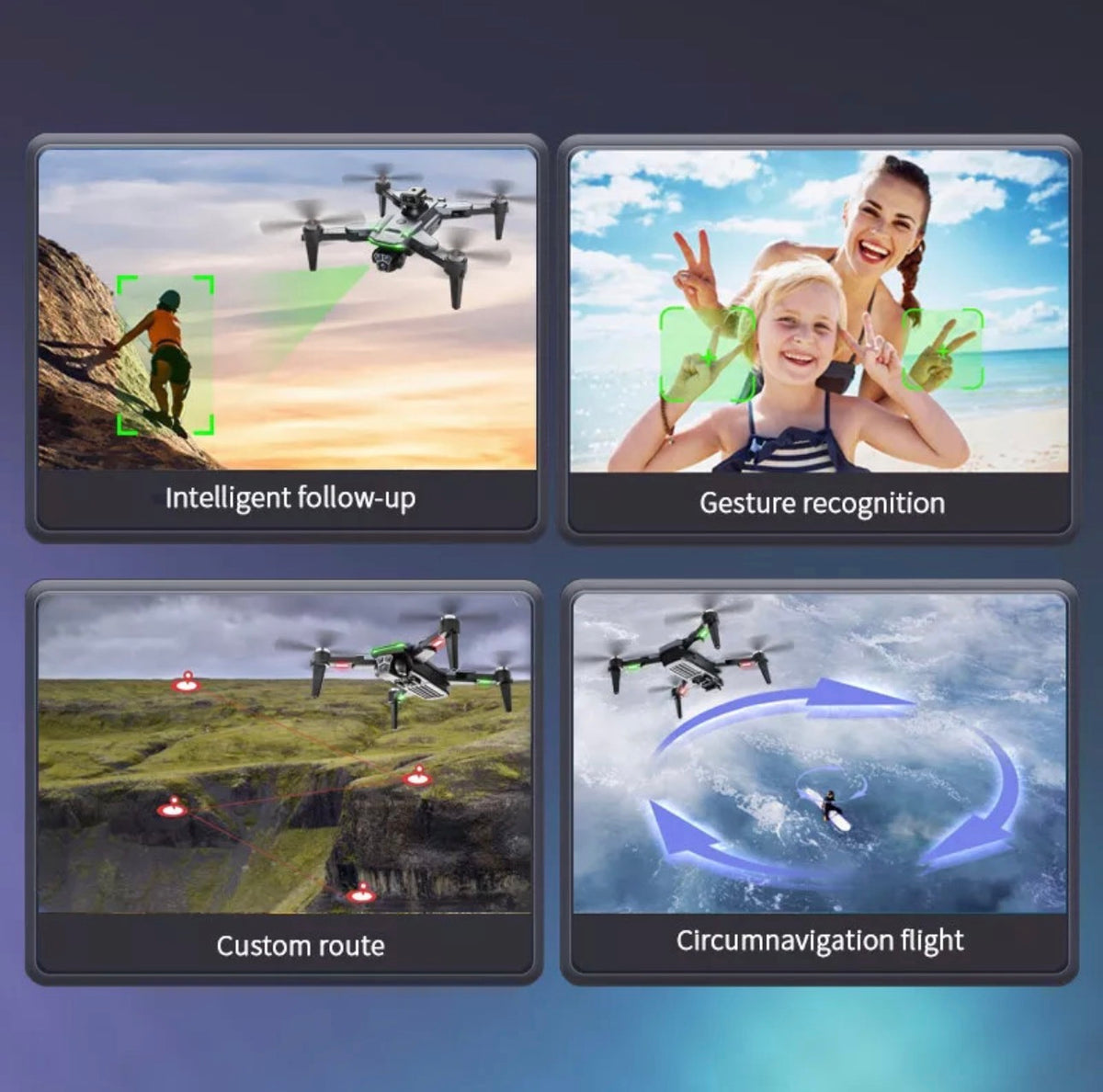 Drone S166 5G με GPS & Κάμερα 4K, Βίντεο 1080p Μαύρο Drones