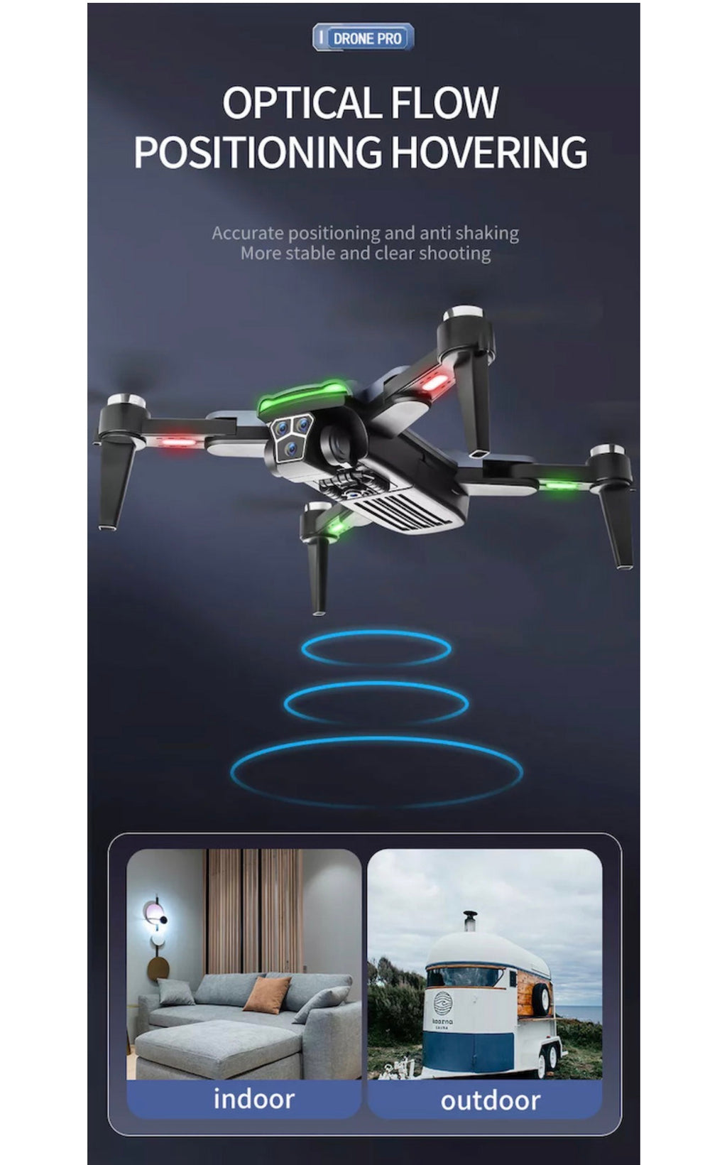 Drone S166 5G με GPS & Κάμερα 4K, Βίντεο 1080p Μαύρο Drones