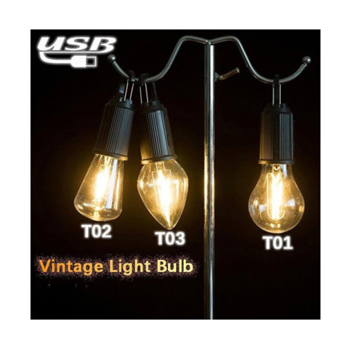 8802 Λάμπα Led Επαναφορτιζόμενη για Camping με Φακό Προϊόντα Φωτισμού Camping