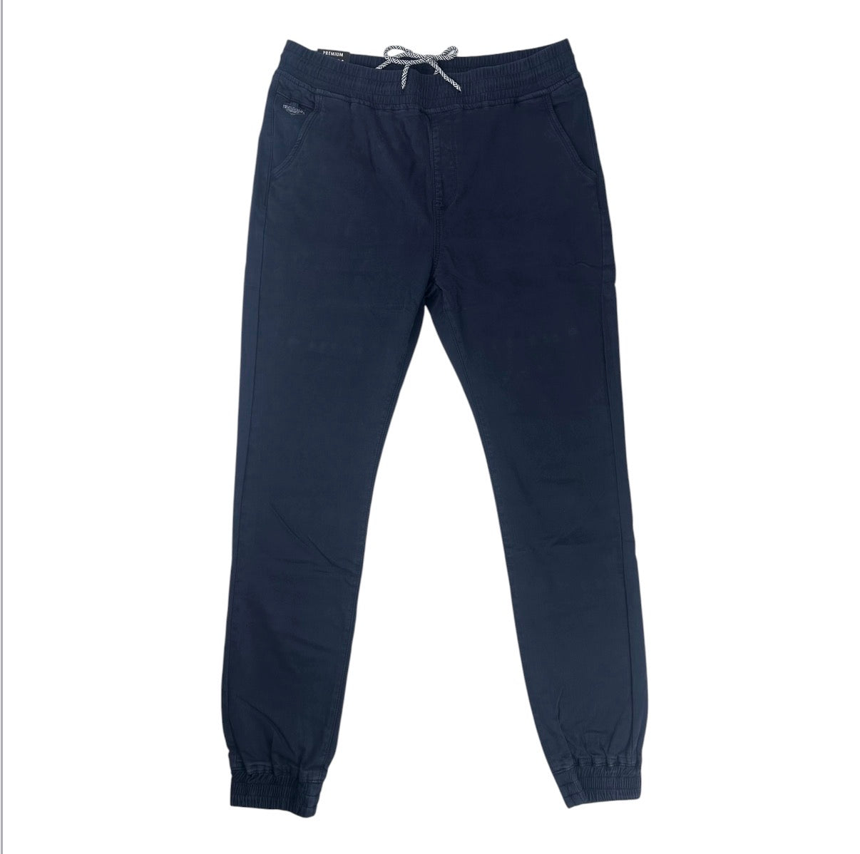 Angel Shopping Ανδρικό Παντελόνι Jogger με Λάστιχο και Κορδόνι Μπλε