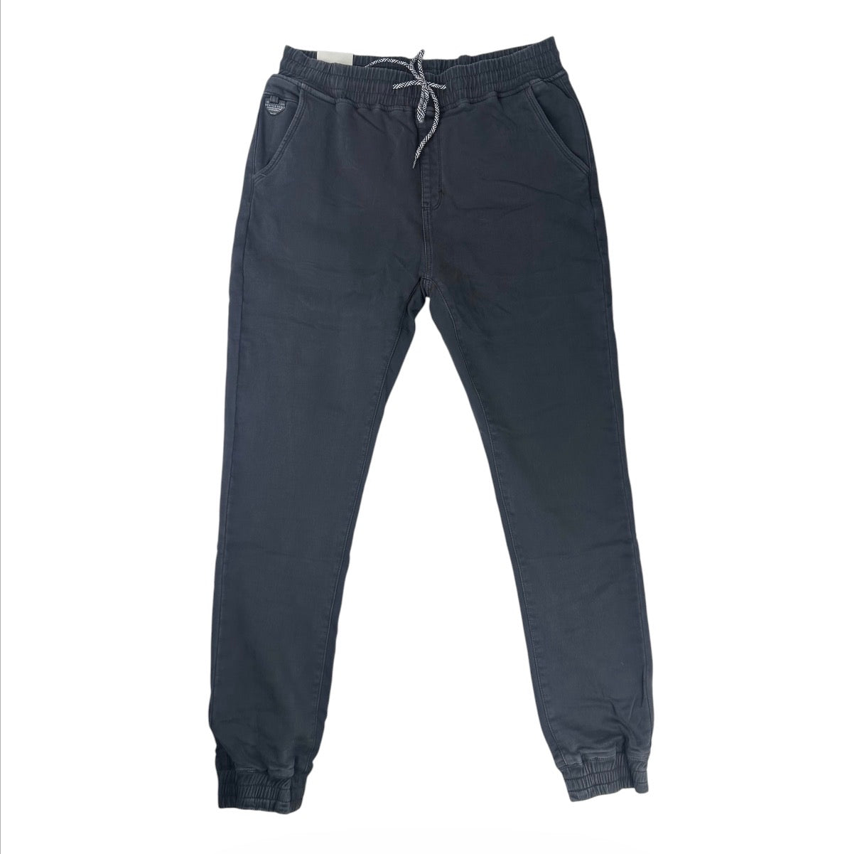 Angel Shopping Ανδρικό Παντελόνι Jogger με Λάστιχο και Κορδόνι Γκρι