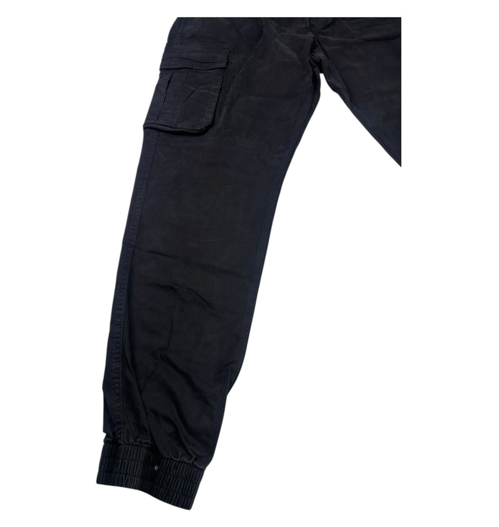 Angel Shopping Ανδρικό Παντελόνι Cargo Jogger με Λάστιχο και Κορδόνι Γκρι