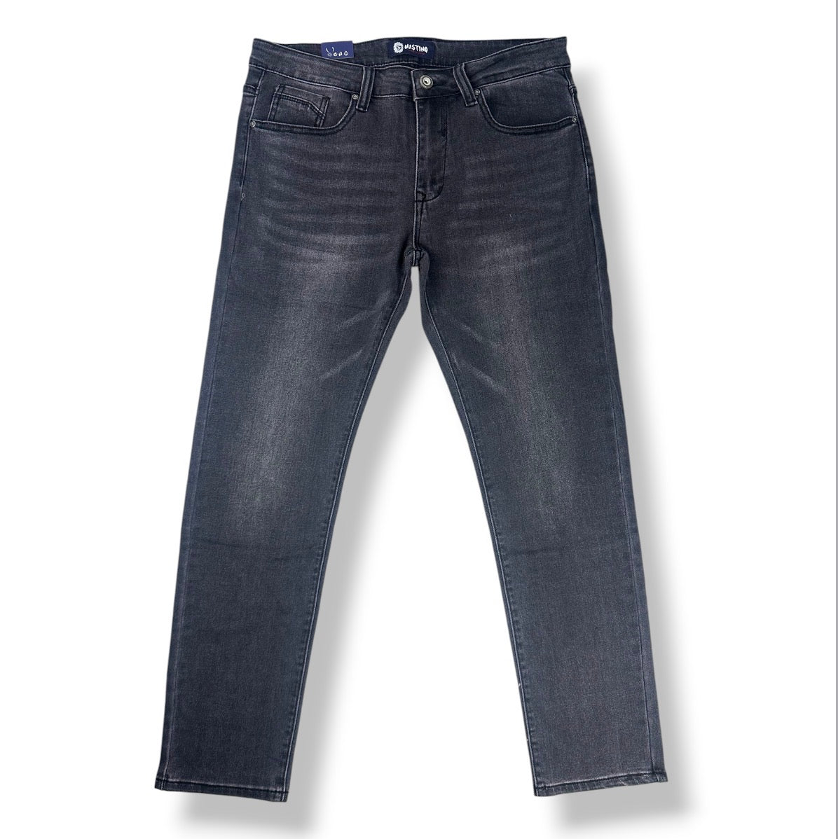 Mastino Ανδρικό Τζιν Παντελόνι Regular Fit Γκρι