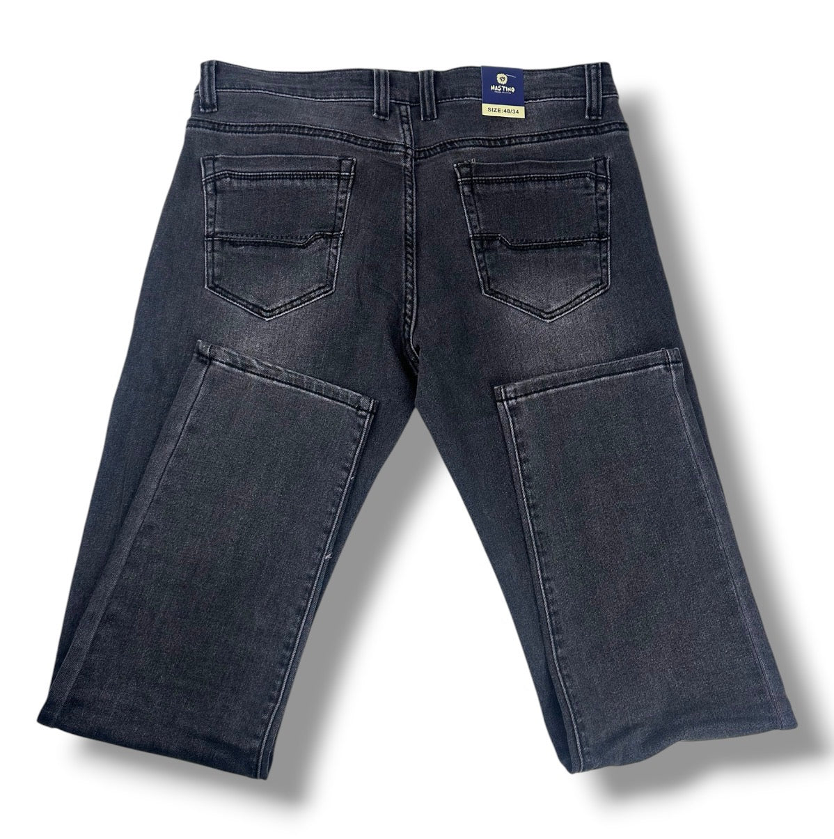 Mastino Ανδρικό Τζιν Παντελόνι Regular Fit Γκρι