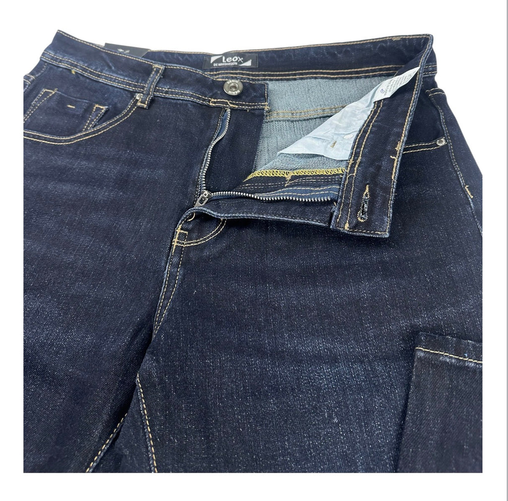 Angel Shopping Ανδρικό Τζιν Παντελόνι Regular Fit Σκούρο Μπλε
