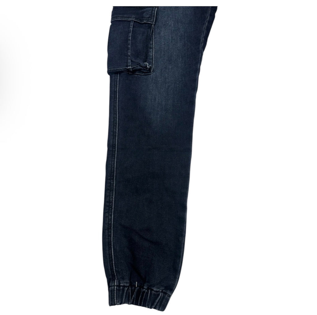 Angel Shopping Ανδρικό Τζιν Παντελόνι Cargo Jogger Σκούρο Μπλε