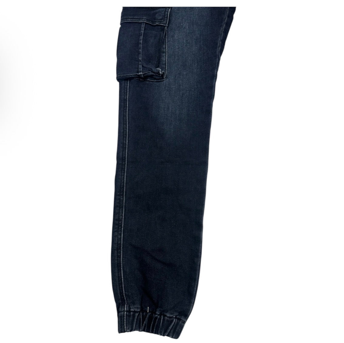 Angel Shopping Ανδρικό Τζιν Παντελόνι Cargo Jogger Σκούρο Μπλε