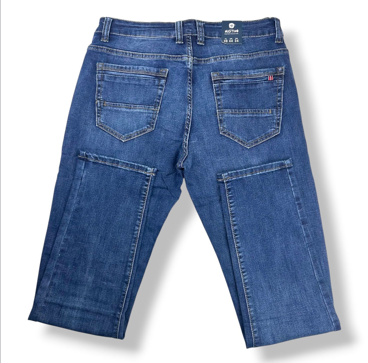 Mastino Ανδρικό Τζιν Παντελόνι Regular Fit Μπλε