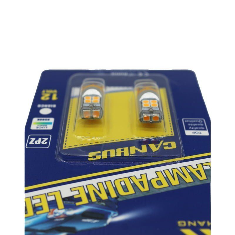 Rchang LED Car Lights Canbus T10 Yellow 12V