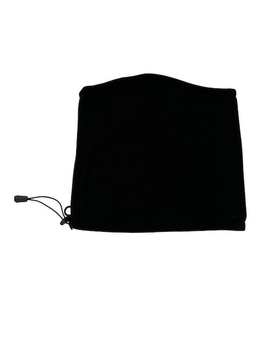 Περιλαίμιο Αναβάτη Μοτοσυκλέτας Fleece Μαύρο