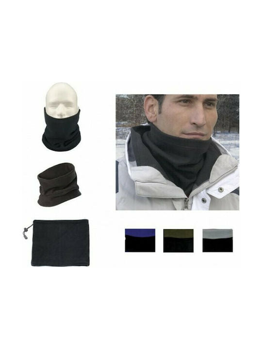 CB242 Περιλαίμιο Αναβάτη Μοτοσυκλέτας Fleece Μαύρο