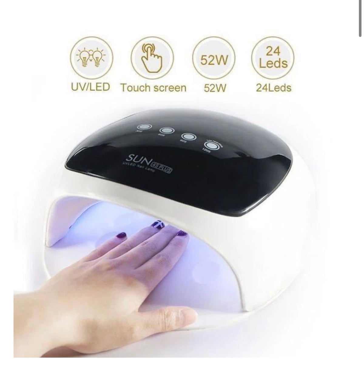 Επαγγελματικός Φουρνάκι Νυχιών UV / LED 52W