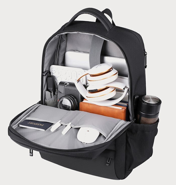 R&J Backpack Αδιάβροχο 25lt Μαύρο - Angel shopping