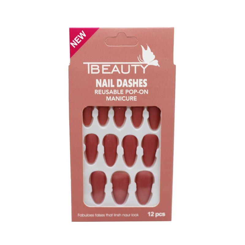 TBeauty Τεχνητά νύχια 12 τμχ - Ψεύτικα νύχια - Angel shopping