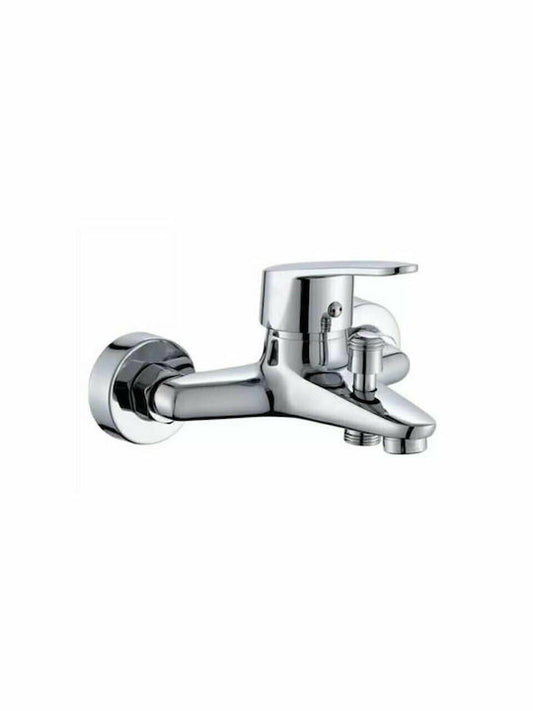 Poly-203 Bathtub Mixer Tap Silver