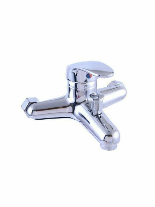 Poly-96 Bathtub Mixer Silver