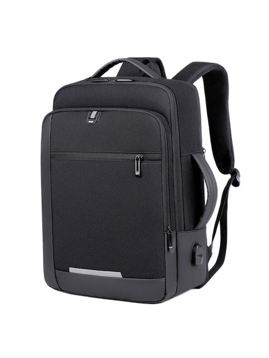 Αδιάβροχη Τσάντα Πλάτης για Laptop 15.6" σε Μαύρο - Angel shopping
