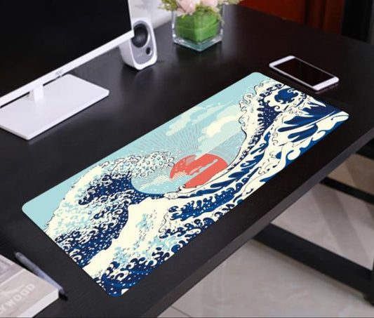 Anti-slip Gaming Mouse Pad XXL 900mm Waves Sunrise