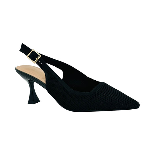 DIAMANTIQUE Γυναικείες Slingback Γόβες Μαύρο