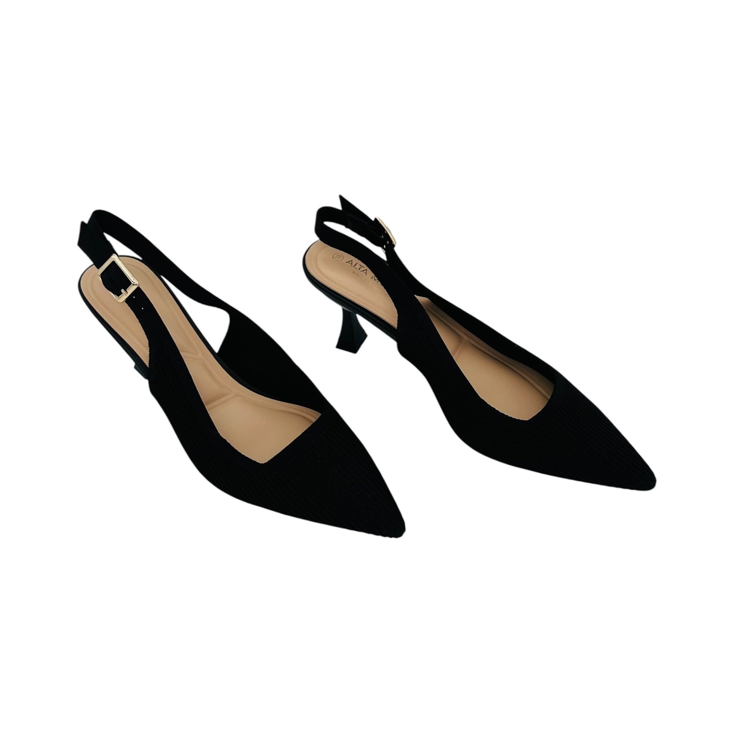 DIAMANTIQUE Γυναικείες Slingback Γόβες Μαύρο