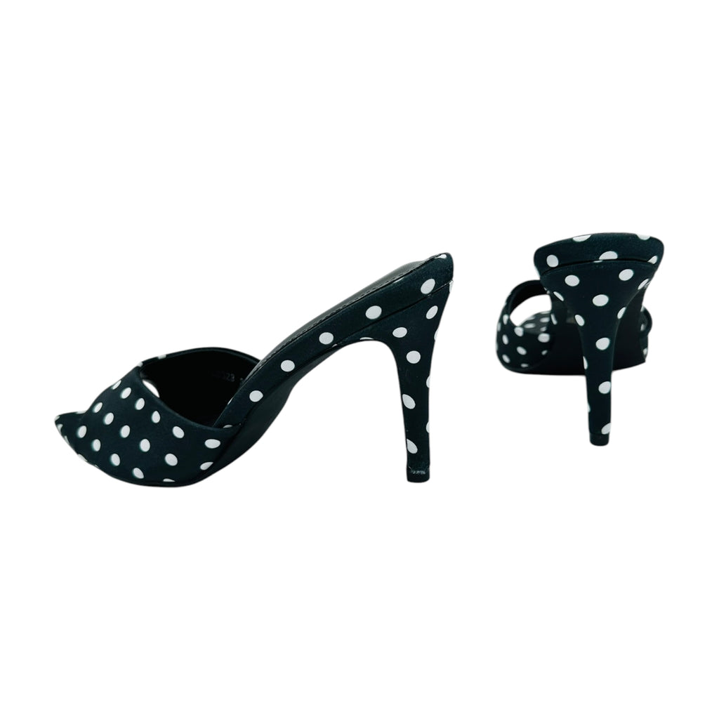 Angel Shopping Γυναικεία Mules με Λεπτό Τακούνι Polka Dot - Angel shopping